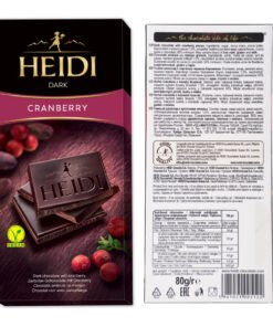 Cranberry Vegan Dark Chocolate - 80g 12 40037191 2 Noble Foods