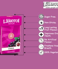 Sugar Free Pastilles (Cassis) 27g 9 Last img update Noble Foods
