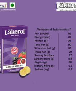 Sugar Free Pastilles (Forest Berries) 27g 8 Nut 2nd img update 1 Noble Foods