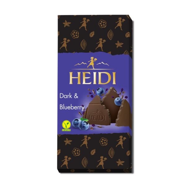 Alternative view of Blueberry Vegan Dark Chocolate - 80g