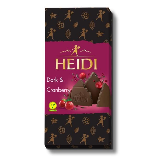 Alternative view of Cranberry Vegan Dark Chocolate - 80g