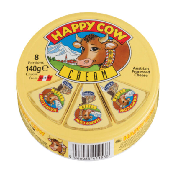 happy cow cheese cream cubes low fat vegetarian 1