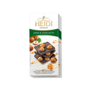 heidi dark hazelnut cocoa dark chocolate bar low calorie 1