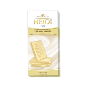 heidi pure creamy milk white cocoa dark chocolate bar low calorie 1