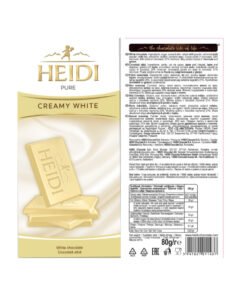 heidi pure creamy milk white cocoa dark chocolate bar low calorie 2