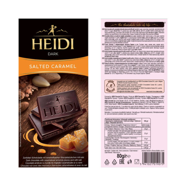 heidi salted caramel cocoa dark chocolate bar low calorie 2