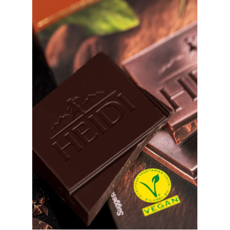 Heidi 75% Vegan Dark Chocolate 80g Bar