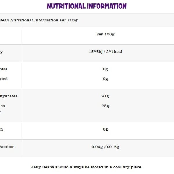Jelly Bean 36 Huge Mix Flavors 50g 9 36 1.2 Noble Foods
