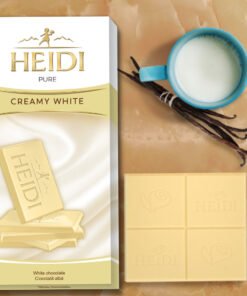 Hazelnut White Chocolate with Whole Caramalized Hazelnut 100g & Rich Pure Creamy White Chocolate 80g | 100% Veg | Imported | Switzerland 9 Heidi HazWhite PureCrWhite 2 Noble Foods