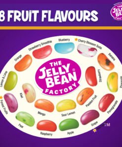 18 Mix Fruit Flavor Jelly Beans Candy 70g x 2 (Pack of 1)) 9 jelly beans candy fruit pack 18 mix 90g a Noble Foods