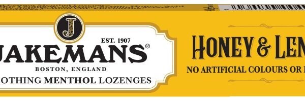 Jakemans Honey & Lemon Menthol Lozenges 8 39008 3725 Noble Foods