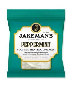 Peppermint flavour menthol lozenges