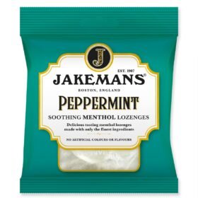 Peppermint flavour menthol lozenges