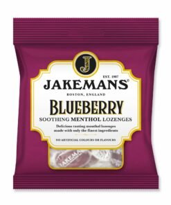 Blueberry flavour menthol lozenges