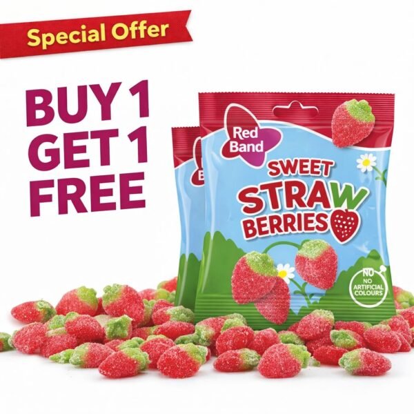 Veg Sweet Strawberry Candy 100g (Buy 1 Get 1 Free)