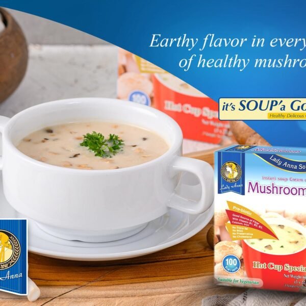 Lady Anna Mushroom Instant Soup 66g 5 499379987 122138577968597325 5214471253461192217 n Noble Foods