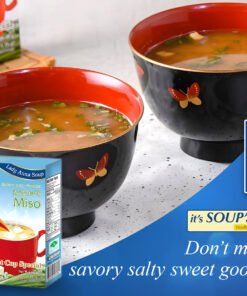 Lady Anna Instant Soup - Japanese Miso 48g |Imported | Ready in Minutes |Add hot water | No Cholesterol |No Additives or Preservatives |Pre-Biotic |Good Source of Calcium | High Fiber | High Vitamin | Vegetarian | Serves 3 5 499948533 122138858732597325 8661425491879192845 n Noble Foods