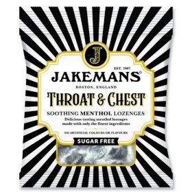 Jakemans Throat & Chest Sugar Free Menthol Lozenges Pack
