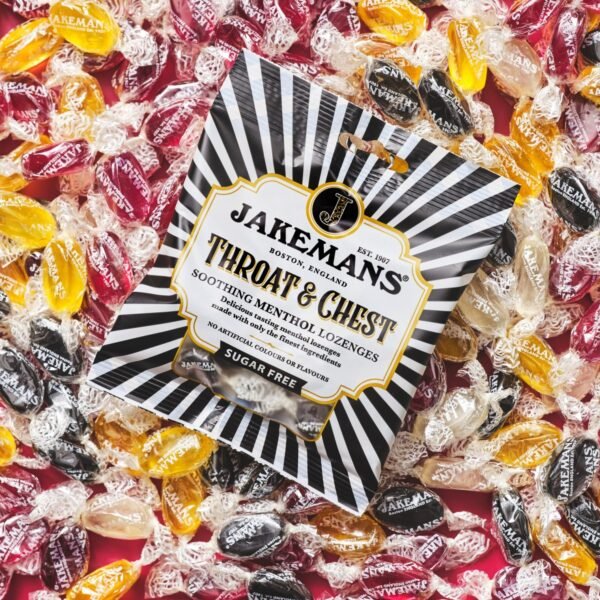 Jakemans Throat & Chest Sugar Free Menthol Lozenges 6 39011 3731 Noble Foods