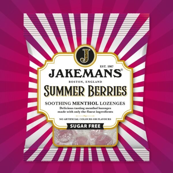 Alternative view of Jakemans Summer Berries Sugar Free Menthol Lozenges – Soothing Throat Relief